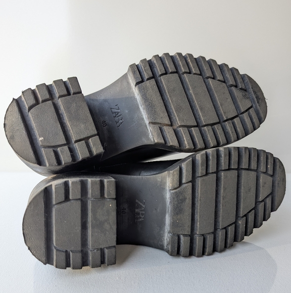 ZARA Black Chunky Platform Chelsea Boots – Women’s EU 40 / US 9.5 - Picture 4 of 7